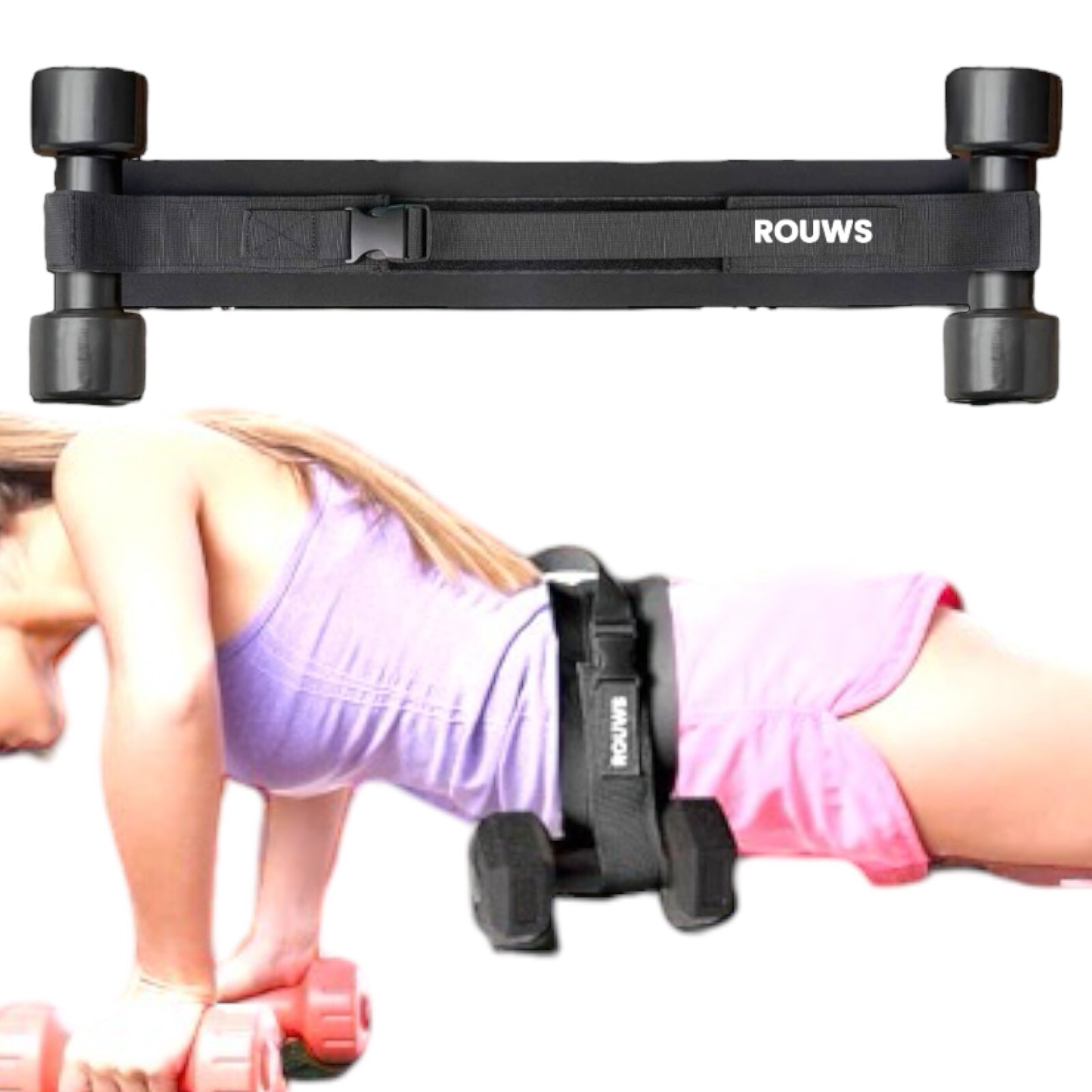 Exercise Hip Thrust Belt For Dumbbells, Weights, Kettlebells Booty Band For Gym