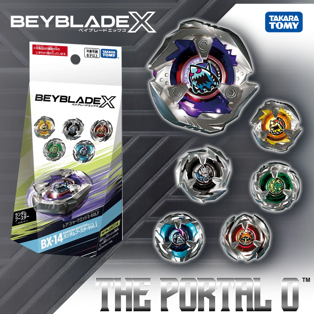 Takara Tomy Beyblade X BX-14 Random Booster Vol.1 Ft. Shark Takara Tomy Beyblade X BX-14 Random Booster Vol.1 Ft. Shark