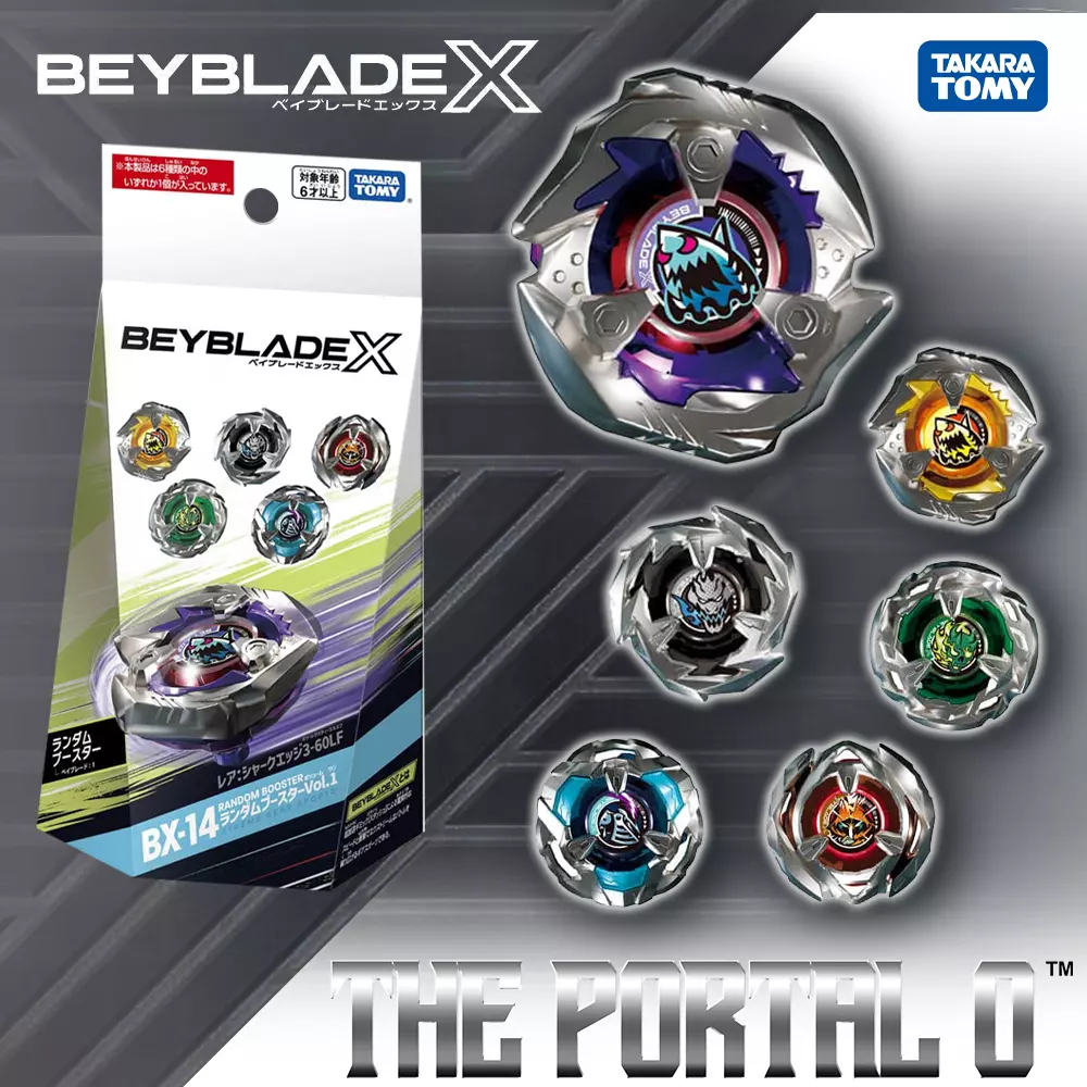 Takara Tomy Beyblade X BX-14 Random Booster Vol.1 Ft. Shark Edge