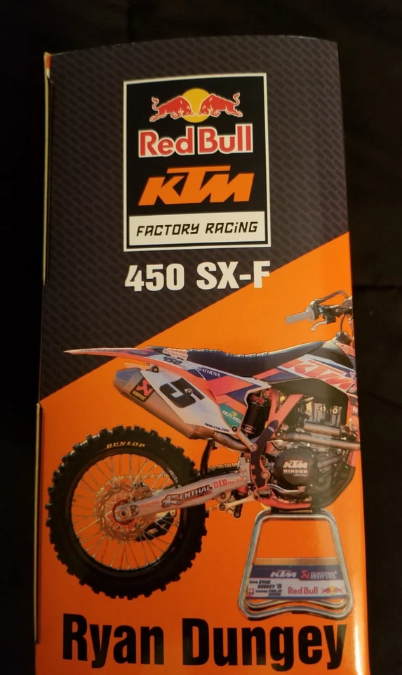 Ryan Dungey New Ray KTM 1:10 Die Cast Motorcycle 450 SX-F New - Image 3 of 4