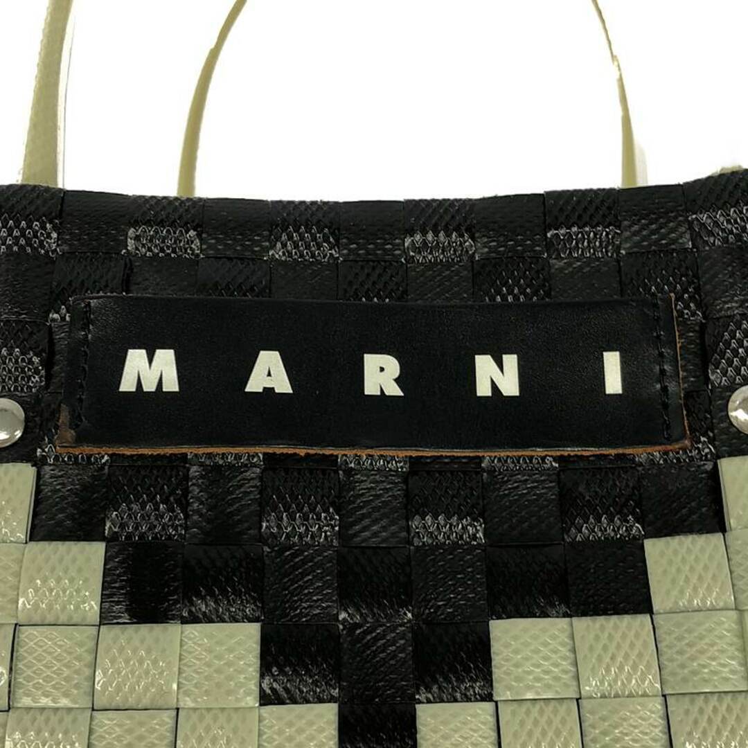 MARNI Market Love Mini Basket Bag Black Ladies Used KLDR-0 MARNI Market Love Mini Basket Bag Black Ladies Used KLDR-0
