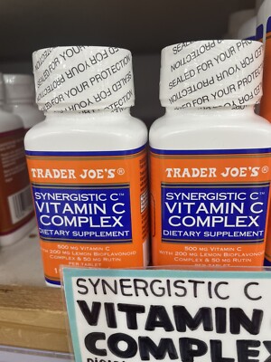 2-Packs Trader Joe's Synergistic C Vitamin C Complex Dietary Supplement NEW