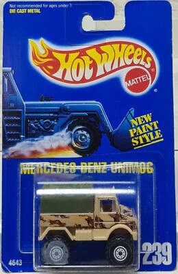 Hot Wheels 1993/239 - 1993 Hot Wheels Mainline - Mercedes-Benz Unimog