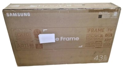 SAMSUNG 43'' Frame QLED LS03 4K UHD 60Hz Smart TV Dual LED Quantum HDR Brand New