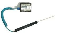 Jenco Instruments 701TF, Magnetic Back Meter, Type T WITH PROBE USED.