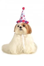 Rubie's Paw Print Birthday Party Hat For Pets