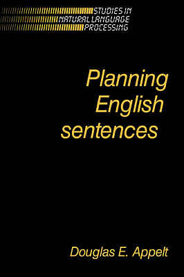 Planning English Sentences Appelt Paperback Cambridge University Press
