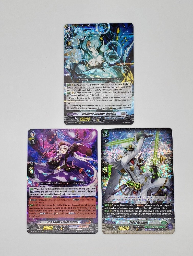 3 card LOT Triple Rare Holos ** 2023 MINERVA RISING Cardfight!! Vanguard  TCG | eBay