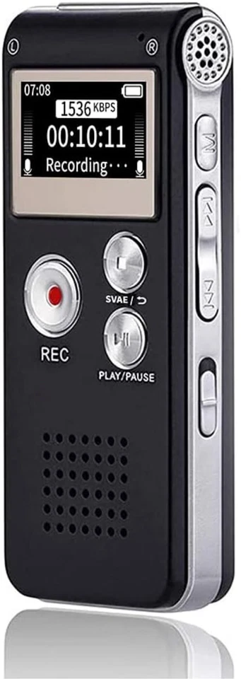 Voice Activated Digital Recorder 16GB with Clear Playback for Enhanced Learning - Image 3 of 4