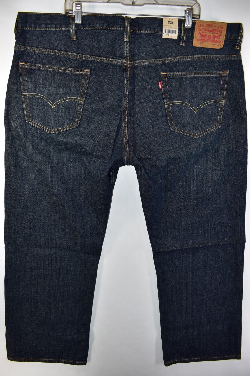 New Levi's 569 Loose Straight Blue Jeans Mens Size 44x30 | eBay