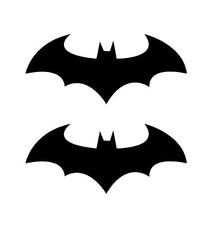 Batman Symbol Vinyl Decals Car Window Bike Laptop Stickers Set of 2