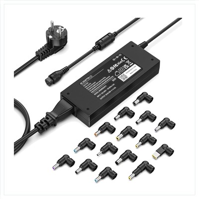 90W Universal Laptop Netzteil Ladegerät 15V-20V Schnellladung vielseitig komp...