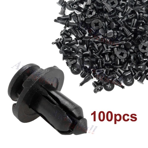 100pc Bumper Fender Grille Clip Retainer Fastener Rivet 909140007 for