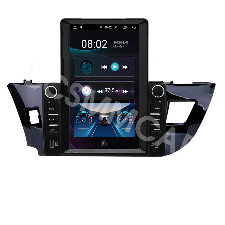 For Apple Carplay Fit For Toyota Corolla 2014 Android 13 Car Stereo Radio GPS