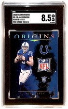 2020 Origins Rookie Patches NFL SHIELD 1/1 Jacob Eason Rookie SGC 8.5 R6220J