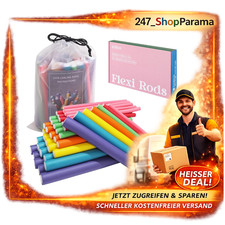 47 Stück Papilotten Lockenwickler ohne Hitze für große Locken