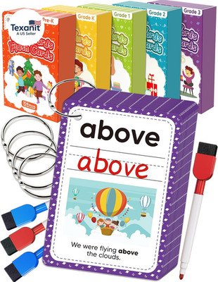 520 Sight Words Flash Cards Kindergarten, Dolch & Fry Sight Word Reading Writing