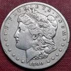 1890 CC Morgan Silver Dollar 1$ Carson City XF + #99660