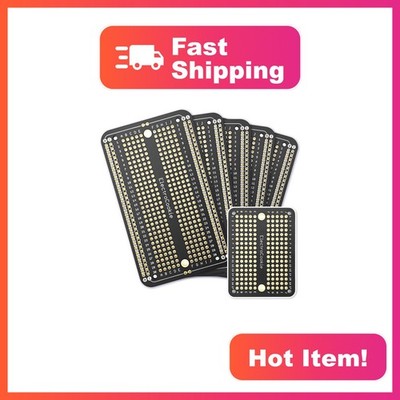 ElectroCookie PCB Breadboard Arduino 5 Pack + 1 Mini Black