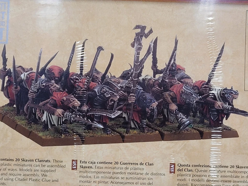 Skaven Clanrats Warhammer 2009 Hobby Unfinished Models Sealed - Image 3 of 4