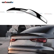 Gloss Black Fits 2013-2019 2020 Audi A3 S3 Rs3 Sedan Rear Trunk Spoiler Wing Lip Gloss Black Fits 2013-2019 2020 Audi A3 S3 Rs3 Sedan Rear Trunk Spoiler Wing Lip