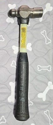 Barco Ball Peen Hammer 04 512~ 12oz Fiberglass Handle Rubber Grip~USA  NOS