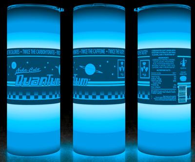 Glow in the Dark Nuka Cola Quantum - Fallout Gaming Drink Cup Mug Tumbler 20oz