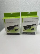 IOGEAR 2 Port USB Switch Control Lot Of 2 Model: GCS22U Free Fast Shipping