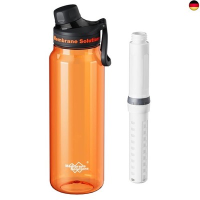 Membrane Solutions Outdoor Wasserfilter Flasche 1000ml(36oz) mit ACF- und