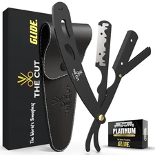 The Cut- Factory- Top of the Line Straight Razors for Men with Ultra Sharp Singl
