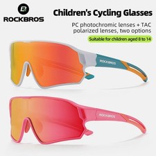 Rockbros Kids Polarized Photochromic Cycling Glasses Uv400 Protection Outdoor Sp