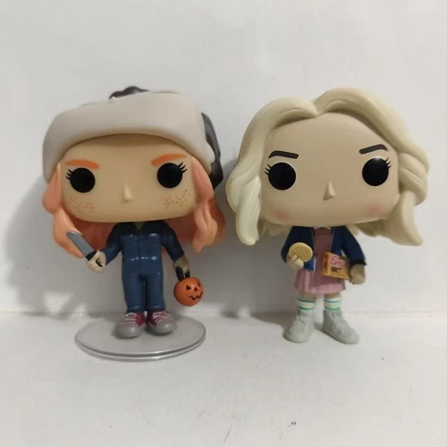 Funko Pop Lot Of 2 Figures Stranger Things Eleven CHASE Max 552 Exclusive NO BOX