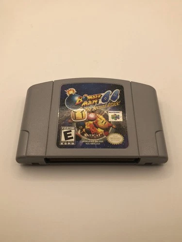 Bomberman 64: The Second Attack (Nintendo 64, 2000) Authentic Tested Working