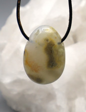 Ocean Jaspis Ozean Jaspis Ozean Achat Anhänger Trommelstein gebohrt  e2