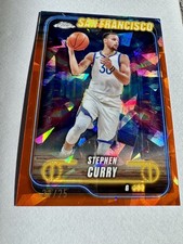 2024-25 Topps Chrome Sapphire Edition Orange /25 Stephen Curry #187