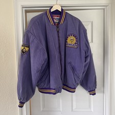 Vintage Rare Nutmeg By Campri Minnesota Vikings jacket L Chris Carter Starter