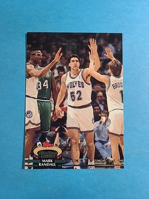 Mark Randall 1992-93 Topps Stadium Club Basketball Card # 156 J6784