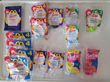 15-PCS Barbie  Friends McDonald  s Happy Meal Toys DUPES 1994-1998 NEW SEALED