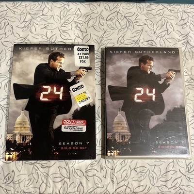 24 Season 7 DVD Keifer Sutherland Sealed Set 6 Discs New Complete 