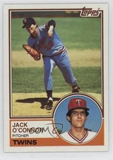 1983 Topps Jack O'Connor #33 0ka4