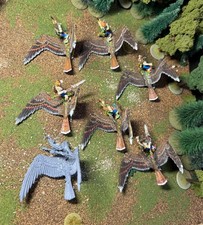 Painted Wood Elf Realms Warhawk Riders, Warhammer The Old Worlds, GW, AoS