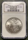 1897 Morgan Dollar VAM-6a Pitted Reverse Top 100 - NGC MS-66 White
