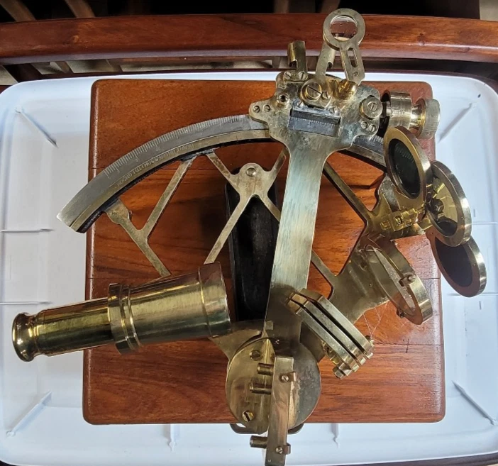 Vintage Original WWII Antique Maritime Navigational Instruments