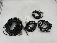 Lot of 7 RF Coaxial Cables N-Type Male to SMA Male 50 Ohm Mixed Length