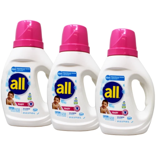 All Liquid Laundry Detergent, Gentle for Baby, 24 Loads, 30 fl oz - 3 Pack
Opens in a new window or