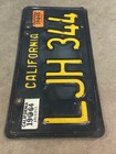 1963 1964 1965 Single California License Plate - Original Condition — photo 4
