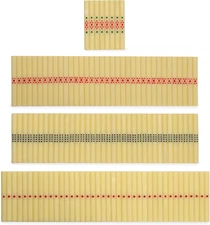 Yellow Mountain Imports Chinese Mahjong Scoring/Betting Sticks (Ivory) - Set of 
