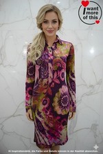 ETRO Dress Kleid Bodycon · Viskose Viscose · Blumen Flower · IT 40 DE 34