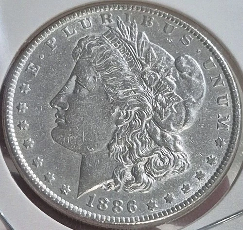 1886-P Morgan Silver Dollar NO RESERVE High Bid Wins Private~Collection #1924