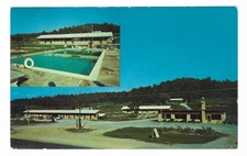 POSTCARD - Rancho Motel & Pool Chattanooga Tennessee-TN dual-view pm1961